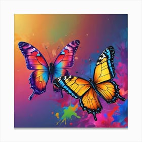 Colorful Butterflies 117 Canvas Print