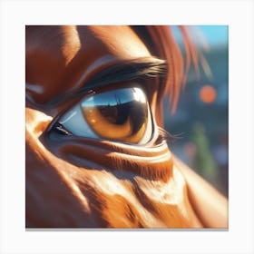 Eye Of A Horse 53 Canvas Print