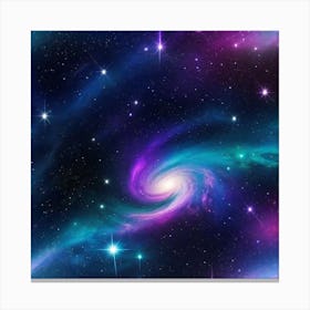 Galaxy In Space 3 Canvas Print