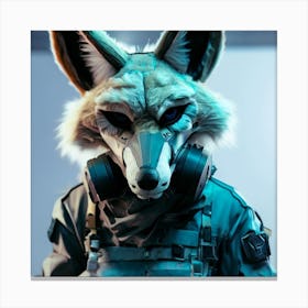 Fox Mask 7 Canvas Print