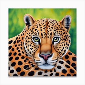 Leopard Painting Canvas Print