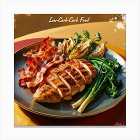 Low Carb Chicken Canvas Print