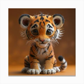 Tiger Cub 11 Canvas Print