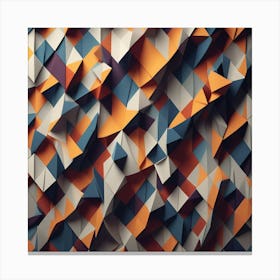 Abstract Geometric Pattern 43 Canvas Print