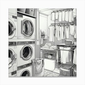 Default Laundry 2 Canvas Print