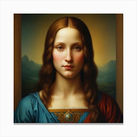 Da Vinci Style Canvas Print