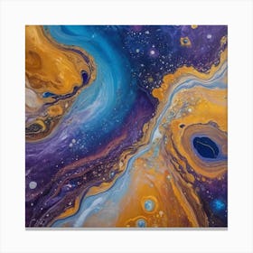 Acrylic Abstract Painting Canvas Print