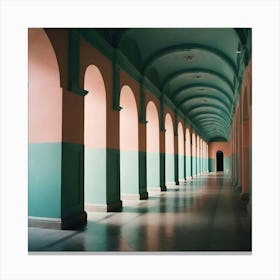 Hallway Stock Videos & Royalty-Free Footage 11 Canvas Print