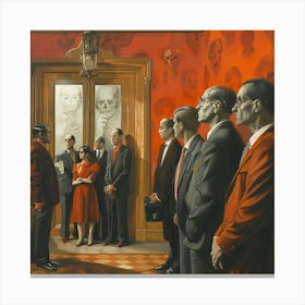 'The Red Room' Canvas Print