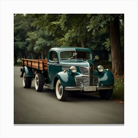 Vintage Old Car Canvas Print