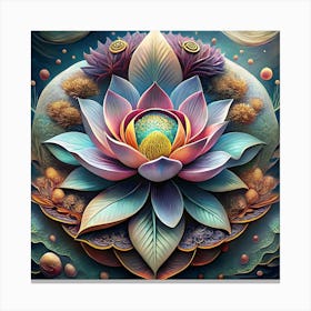 Lotus Flower 48 Canvas Print