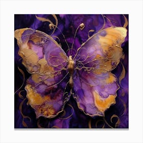 Purple Butterfly 8 Canvas Print