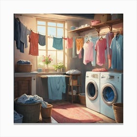 Laundry Room 3 Canvas Print