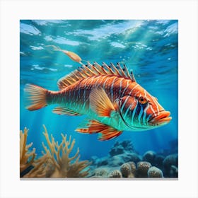 Dancing in the Deep Canvas Print