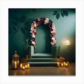 Islamic Prayer Room Canvas Print