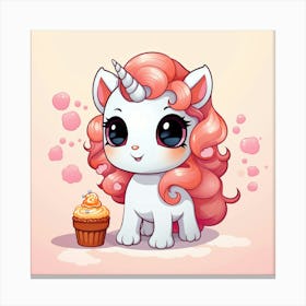 Cute Unicorn 554 Canvas Print