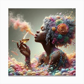 'Smoke' Canvas Print