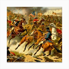 Battle Of Philadelphia hjj Canvas Print