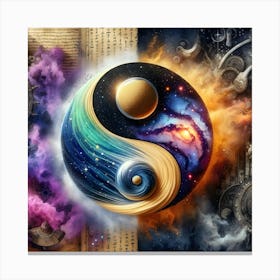 Yin Yang Symbol 2 Canvas Print