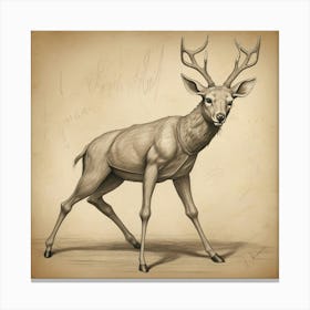 Deer! 26 Canvas Print