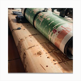 Roll Of Paper Canvas Print