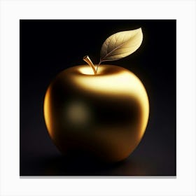 Golden Apple Canvas Print