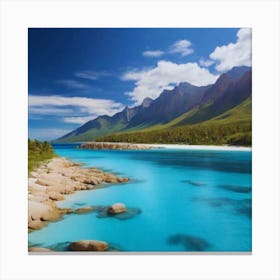 Blue Lagoon Canvas Print