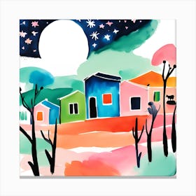 El Paso Under The Moon 06 1 Canvas Print