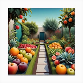 Fruits Garden Canvas Print