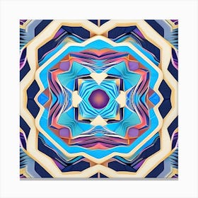 Abstract Psychedelic Pattern 10 Canvas Print