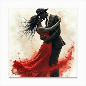 Steamy Dance Canvas Print