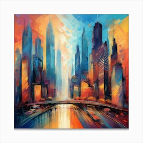 Cityscape 6 Canvas Print