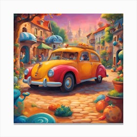 Vw Beetle Canvas Print