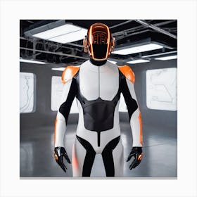 Futuristic Robot 92 Canvas Print