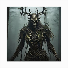 Demon In The Woods Canvas Print