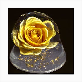 Golden Rose 4 Canvas Print