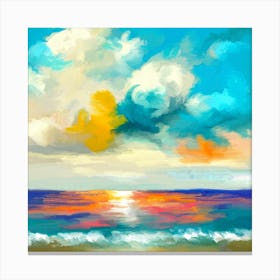 Sunset Love Canvas Print