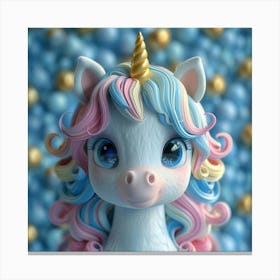 Secret Symphony Unicorn Canvas Print