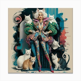 A Striking Illustration Painting Of A Fashionable Byy051rltvivhqd6afyhvg Chvsclpptimsatbgffyfzq Canvas Print