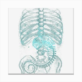 Alien Radiography, X Ray Canvas Print