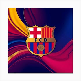 FC Barcelona Logo Wall Art 42 Canvas Print