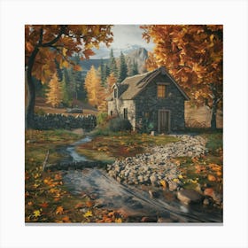 Autumn In The Woods Canvas Print