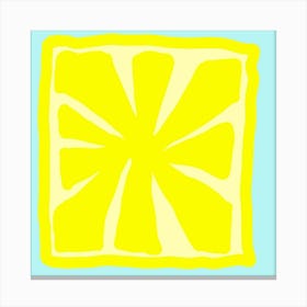 Lemon Slice Canvas Print