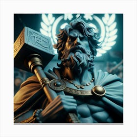 God Thor Canvas Print