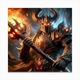 Demon Canvas Print