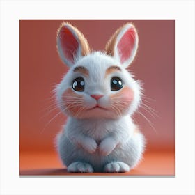 Cute Bunny 26 Canvas Print