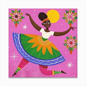 Retro Pop Dancer Canvas Print