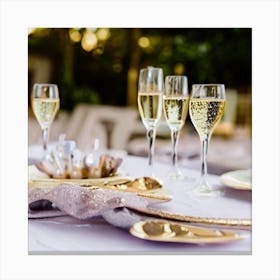 Formal Table 7 Canvas Print