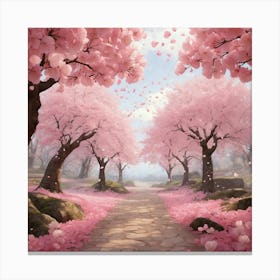 Cherry Blossoms Canvas Print