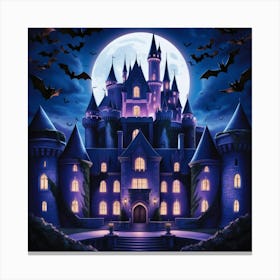 Halloween Castle 29 Canvas Print